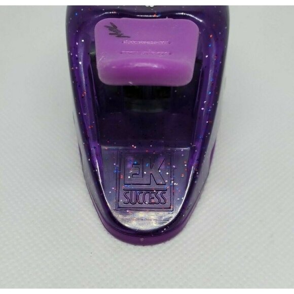 Purple Glitter EK Success Snowflake Pop Up Craft Paper Shaper Scrapbooking - Picture 4 of 12